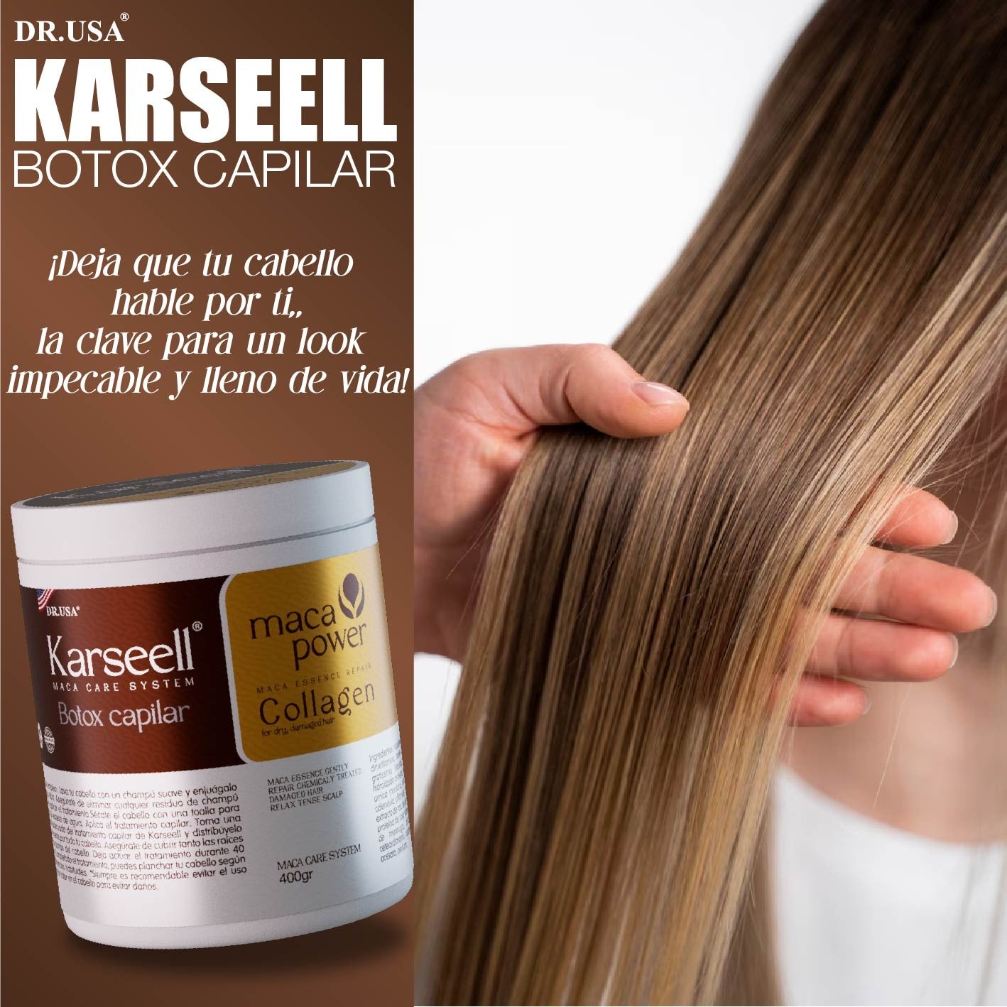 KARSEELL BOTOX CAPILAR 💖 Transforma tu cabello en minutos 💖