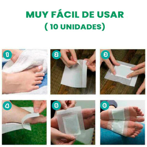 🔥Parches para pie kinoki (Pack de 3 CAJAS)